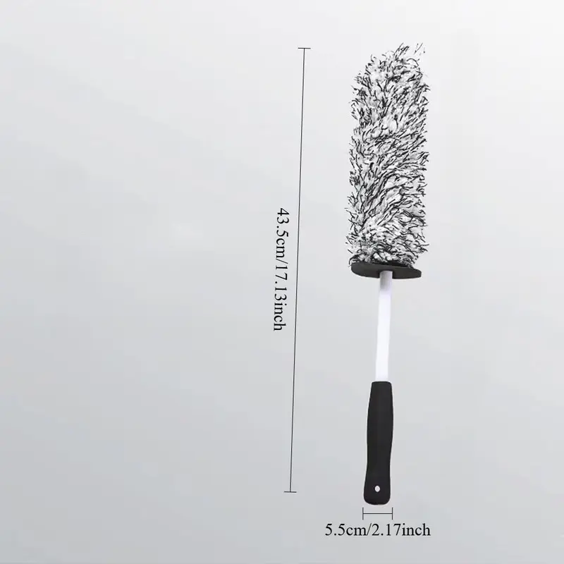 Car Wheel Cleaning Brush, Car Wheel Cleaning Tool with Non-slip Handle, Professional Car Wash Accessories 1