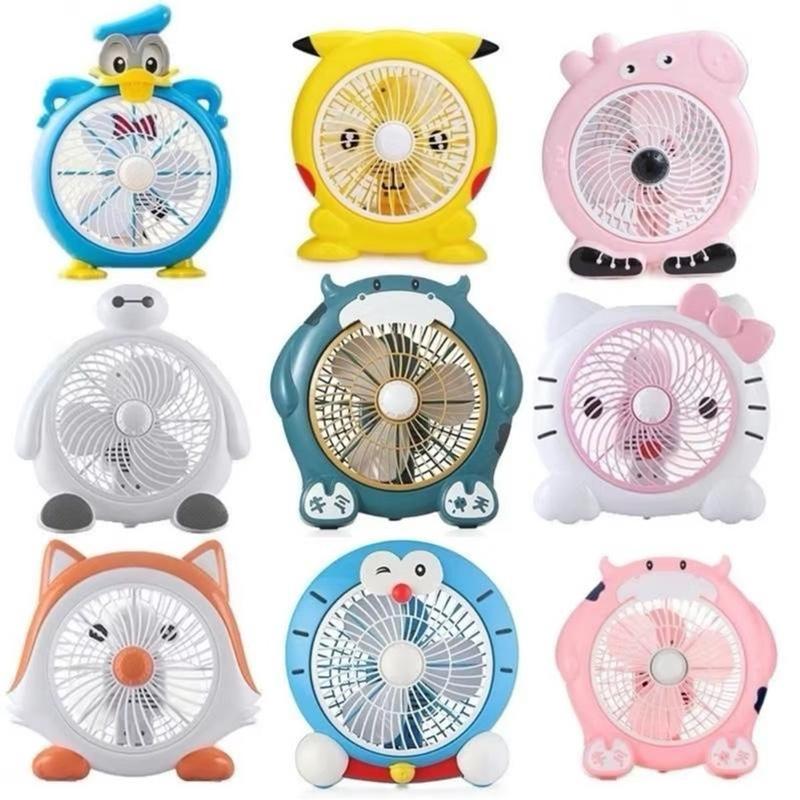 ( HÌNH NGẪU NHIÊN ) Quạt kute để bàn cắm điện văn phòng, Quạt văn phòng để bàn mini hình thú cắm điện cao cấp