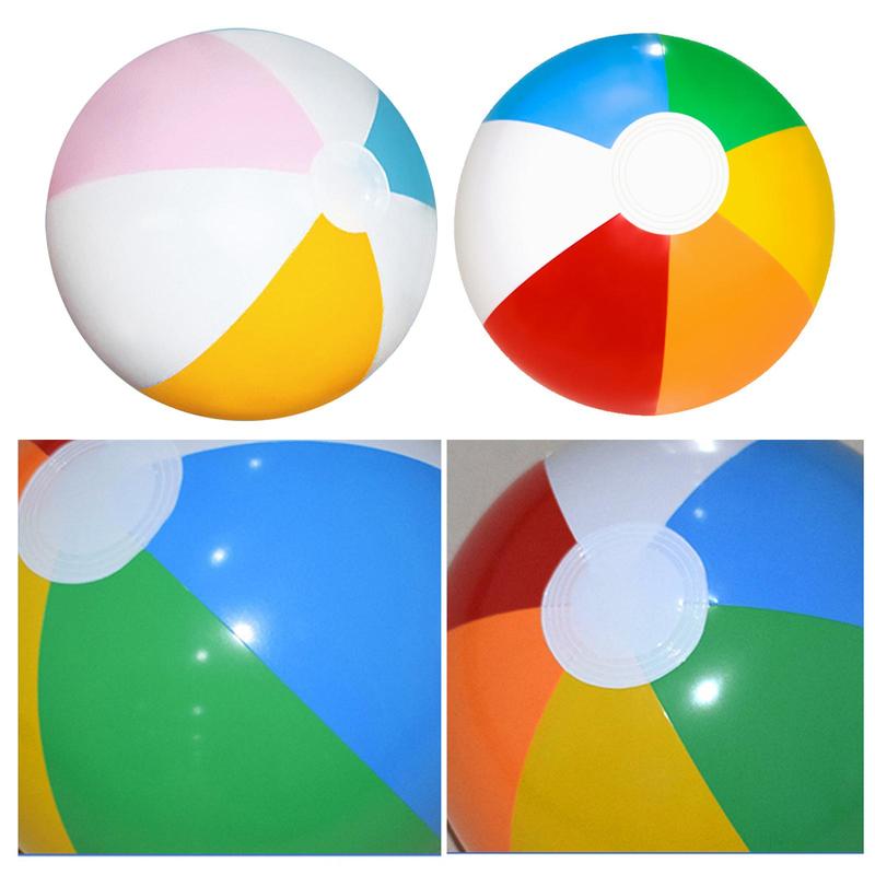 Product Introduction of Inflatable Beach Ball Swimming Toys Colorful Water Game Play Balls Outdoor Kids Floaters Balloon 25