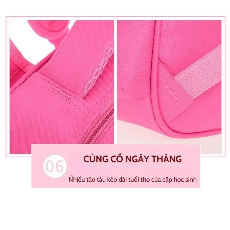 (Sẵn HCM) Tổng hợp các mẫu balo thỏ cho bé gái, balo mầm non dễ thương, cặp đi học chống gù lưng chống thấm nước cho bé 3
