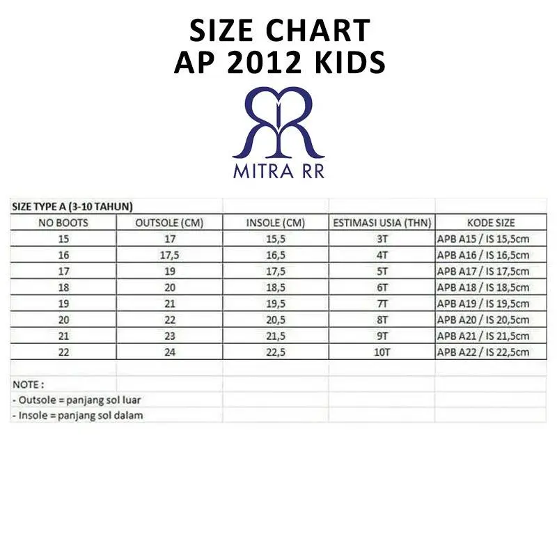 MitraRR Sepatu Boot Anak AP BOOTS Kids 2012 NEW Cewek Rain Boots 3