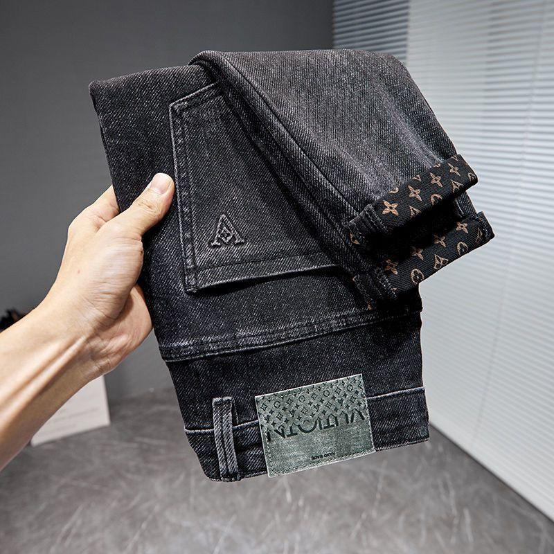 Product Introduction of Quần Jean Nam, Màu Đen Và Xám, Dáng Ôm, Quần Mỏng, Phong Cách Hàn Quốc Hợp Xu hướng Quần Co Giãn, Hàng Mới Về Thu Đông 2022 4