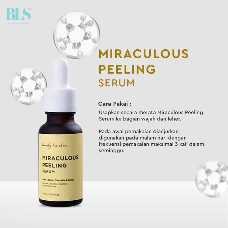 [Beauty Lux Skin] [2pcs] DNA SALMON Mochi Skin Serum + Miraculous Peeling Serum | Perawatan Tanda Penuaan Anti Aging Eksfoliasi Pencerah Wajah 6