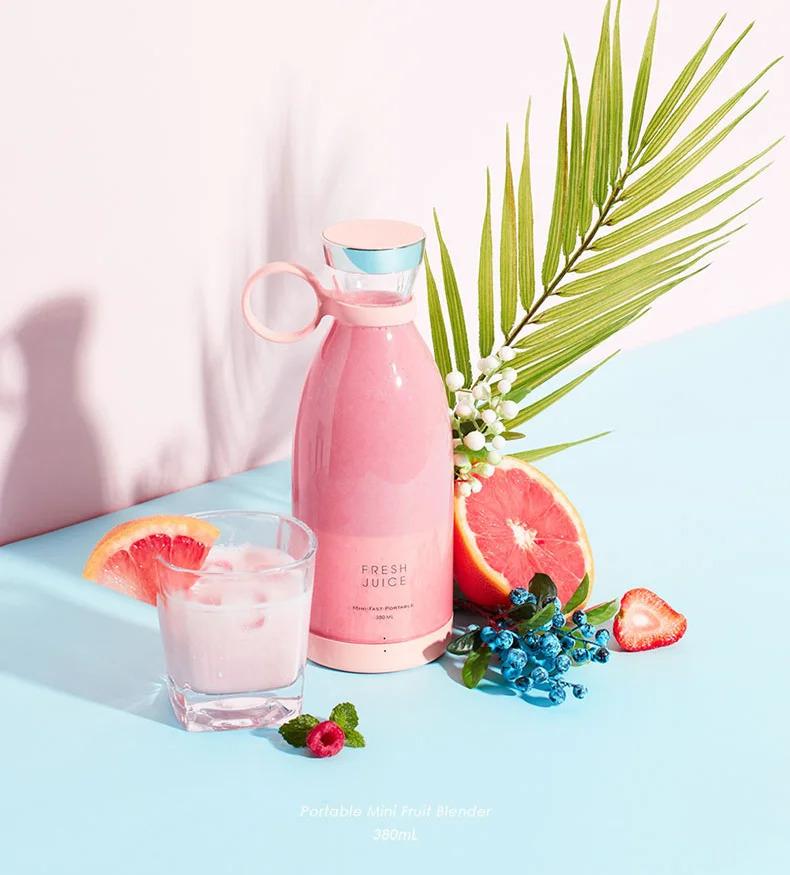 Product Introduction of Portable Electric Juicer Blender Usb Mini Fruit Mixers Juicers Fruit Extractors Food Milkshake Multifunction Juice Maker Machine kettle mini  chopper  blender portable  juicer  blender sausage  egg  machine stone  grinders  food  machine 42