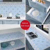 Gambar Wall Sticker Dapur Anti Air Wallpaper Stiker 60cm x 3m Dinding Dapur Anti Minyak - Restoran Hijau dari king rabbit official Kota Tangerang 3 Tokopedia