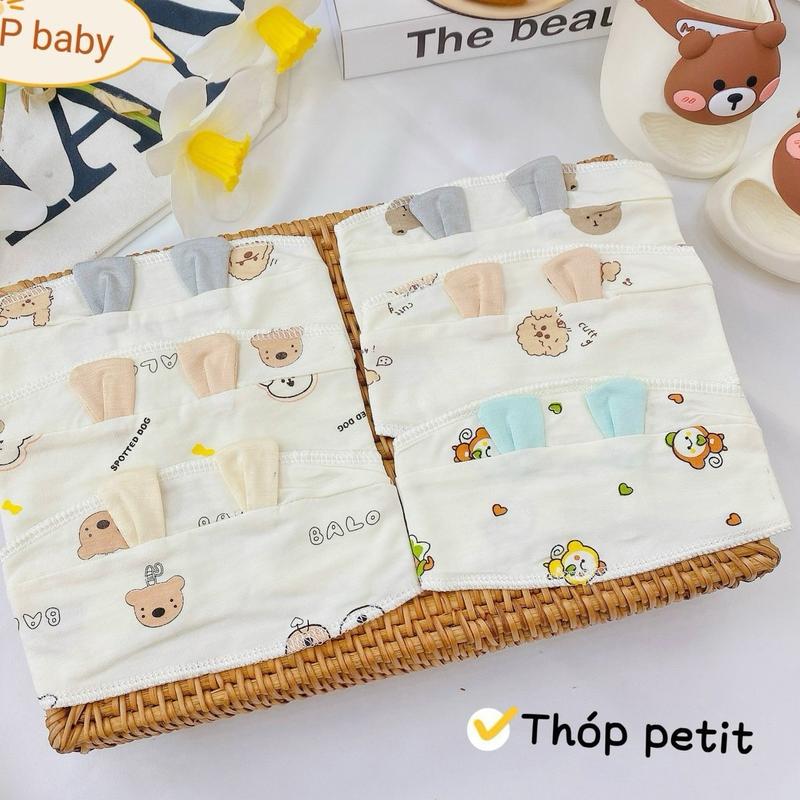  Che Thóp Cho Bé Sơ Sinh Chất Thun Lạnh Petit Mềm Mát 