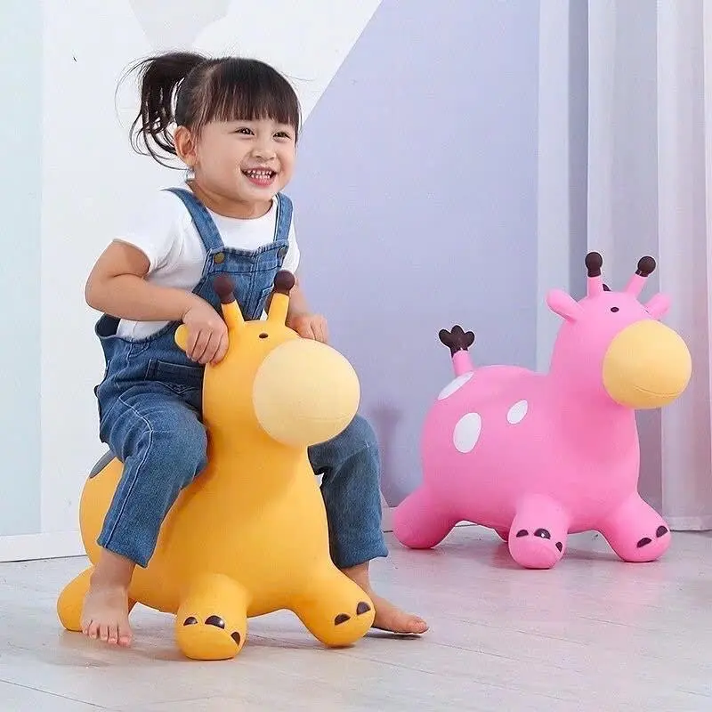 Thú Nhún Hươu Cỡ Đại đủ màu cho bé (HÀNG CHƯA BƠM HƠI) Đồ Chơi