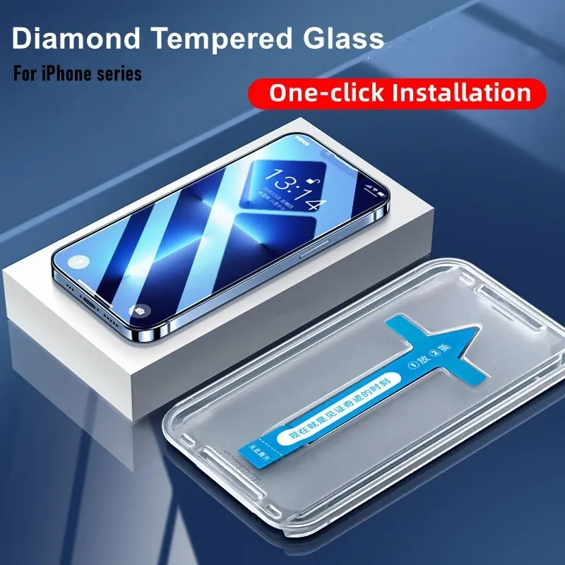 Kính cường lực, Định vị độ nét cao, Dán nhanh, Chống theo dõi và bảo mật, Dành cho iPhone 15, 14 Plus, 13, 12, 11 Pro Max, XR, 7, 8 Plus