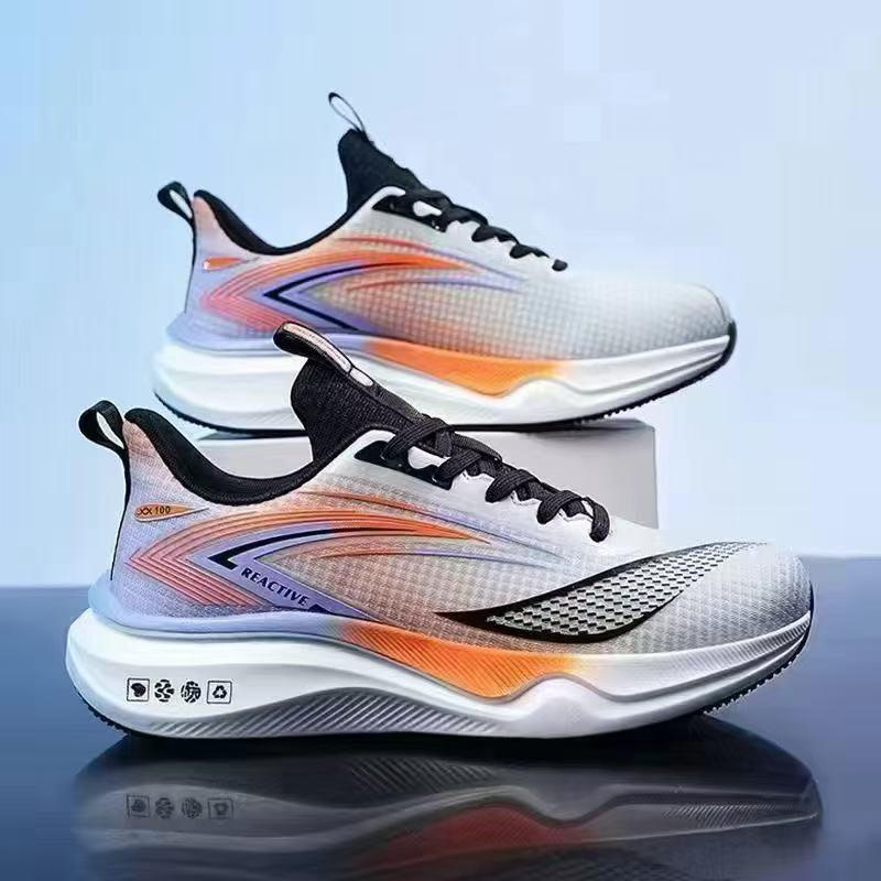 Giày Chạy Bộ Nam, Ngoại Cỡ, 2025, Đế Mềm Mùa Lò Xo, Thích Hợp Cho Học Sinh, Hấp Thụ Sốc, Giày Thể Thao Đệm Khí, Thoáng Khí, Thích Hợp Chạy Bộ Ngoài Trời, Giày Nam 6