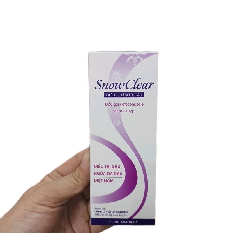 Dầu gội đầu snow clear giảm ngứa nấm da đầu chai 50ml Chăm Sóc Tóc Dưỡng Tóc Nữ Dưỡng Tóc dầu  gội