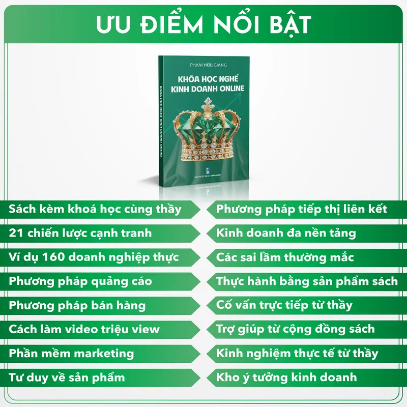 Sách Khoá Học Nghề Kinh Doanh Tác Giả Phạm Hữu Giang 1