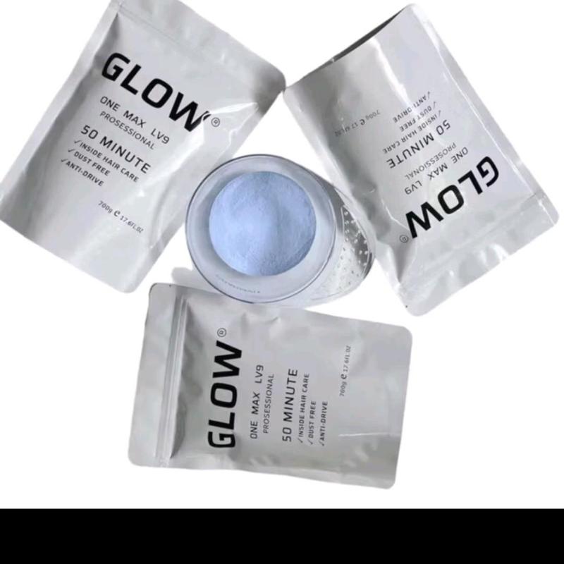 3 TÚI BỘT TẨY TÓC CHUYÊN DÙNG CHO SALON - 700G Nhuộm Tóc Đổi Màu Tóc Dưỡng Tóc xanh rêu bột tẩy