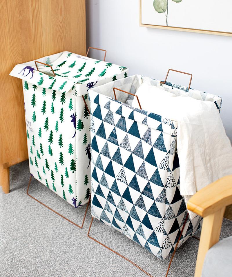 Product Introduction of Dejavu Laundry Bag Keranjang Baju Lipat Tempat Pakaian Kotor Laundry Basket Tempat Cucian Baju Penyimpanan Mainan Anak Serbaguna HSB217 27
