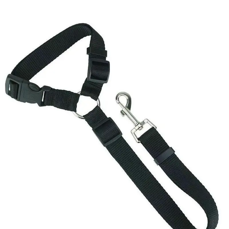 Adjustable Dog Car Seat Belt, 1 Count Durable Car Dog Seat Rope, Pet Car Safety Belt, Dog & Cat Accessories