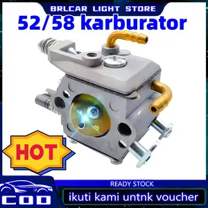 【100% asli Garansi 5 Tahun】Karburator Mesin Gergaji Kayu 5200 5800 6800/Karburator Carburator Chainsaw sinso senso 5200 5800 6800 gergaji mini COD