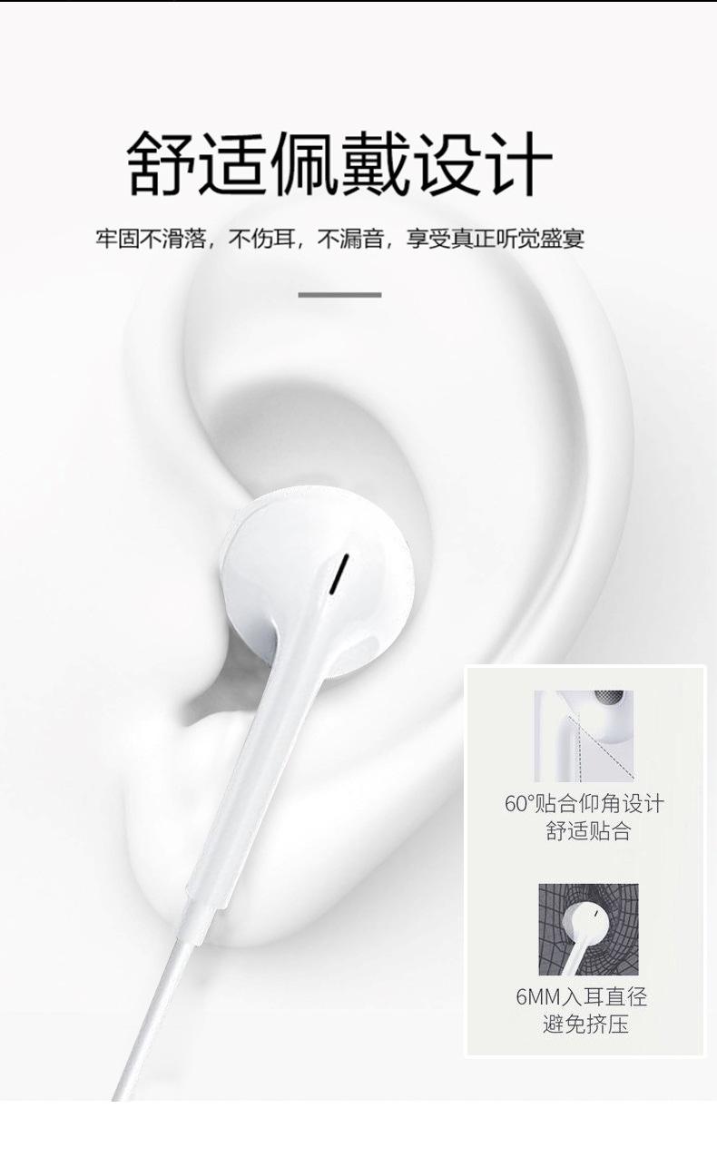 Product Introduction of 3.5mm Wired Earbuds Android Phone Music Earbuds Without Microphone Headphone Audio Electronic 3