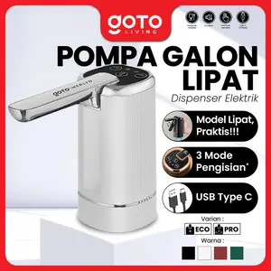 REJUVE (Special Offer) Goto [COD] Merlyn Dispenser Air Elektrik Pompa Galon Lipat Minum USB Charge Type C