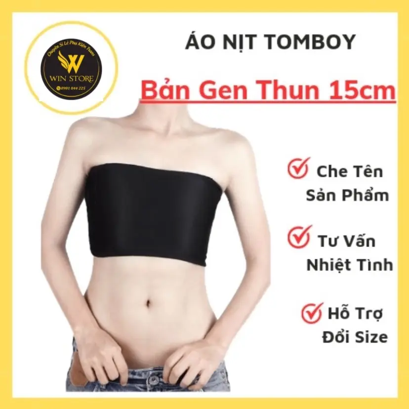 Bản Nịt Ngực Tomboy Chất Lượng Cao Thun