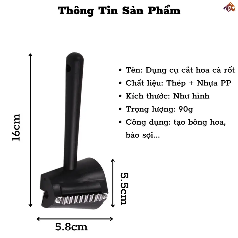 Dụng cụ tỉa củ quả tạo kiểu hình bông hoa siêu đẹp 6