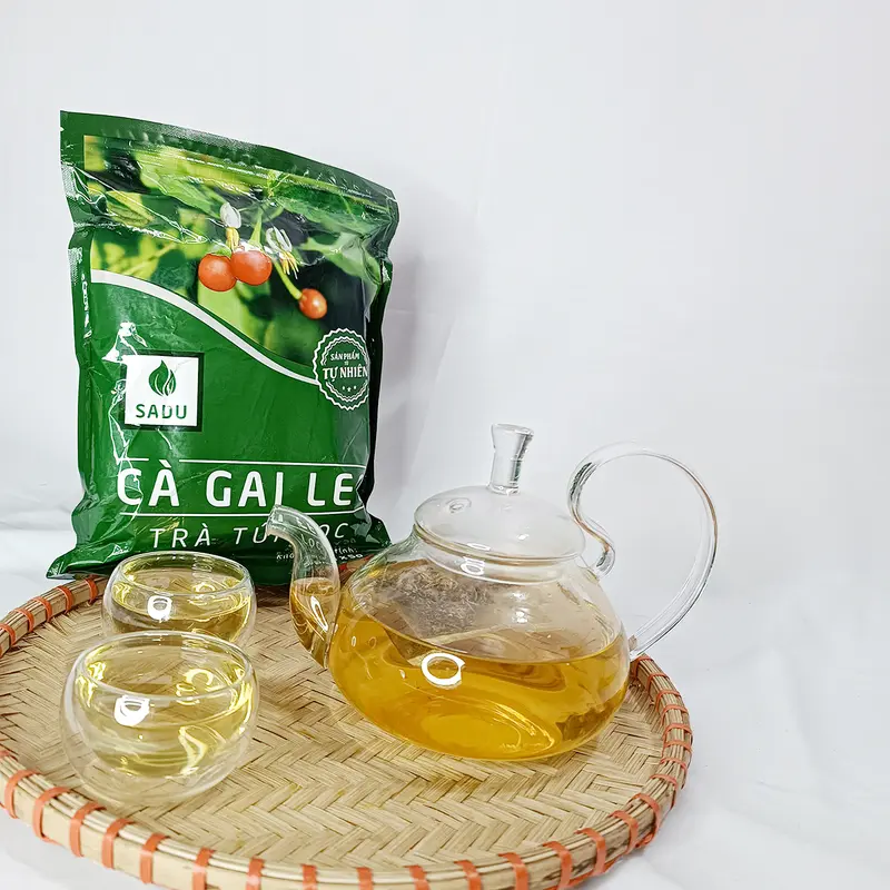 Trà Cà Gai Leo Túi Lọc Tiện Dụng, Mua 2 Túi 250G Tặng 5 Gói Trà Dưỡng Nhan Ngũ Vị Thảo Mộc - Tea Nước Trà Chè 3
