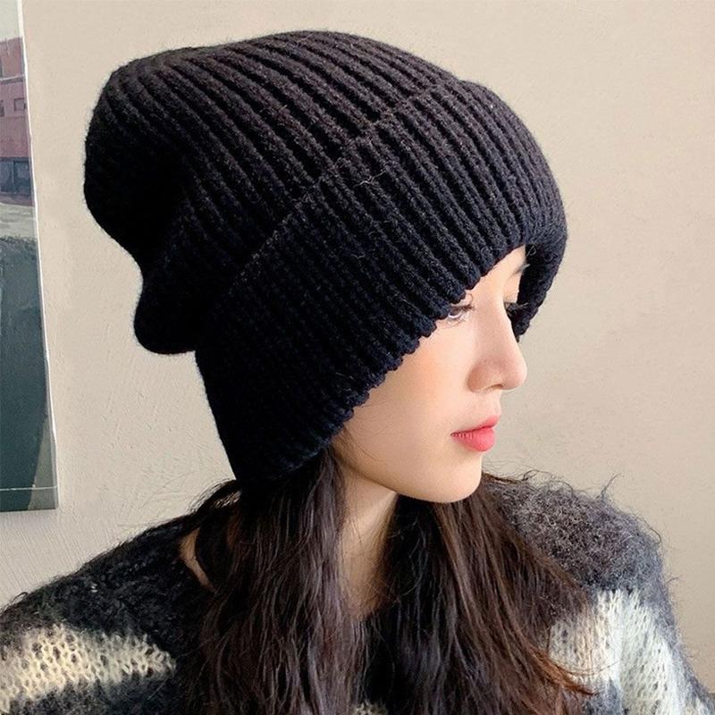 High Quality Woman/Men Ladies Casual Cap Knitted Beanies Warmer Bonnet Winter Autumn Hats Female Beanie Caps 0