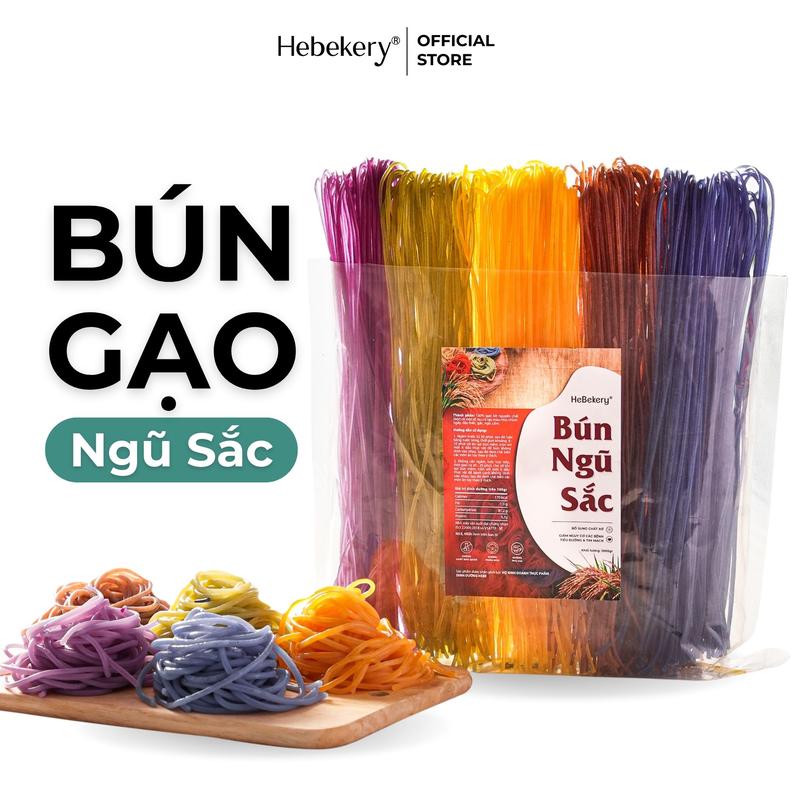 Bún Ngũ Sắc Rau Củ 5 Vị - Bún Rau Củ HeBekery by HeBe Food Chua