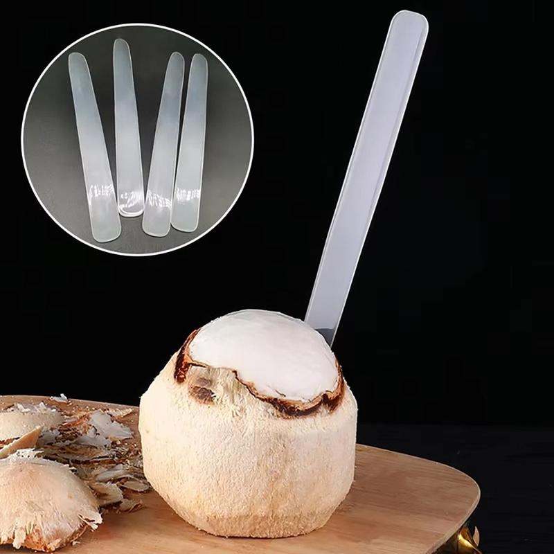 Product Introduction of 5Pcs Durable Long Handle Digging Coconut Tool Convenient Plastic Coconut Opener Soft Kitchen Gadget Extractor 20