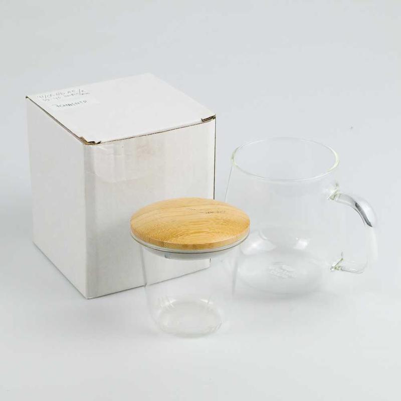 One Two Cups Gelas Cangkir Teh Tea Cup Mug with Infuser Filter Dengan Tutup Kayu Yang Elegant dan Mewah Dengan Kapasitas 360ml dan 420ml 7