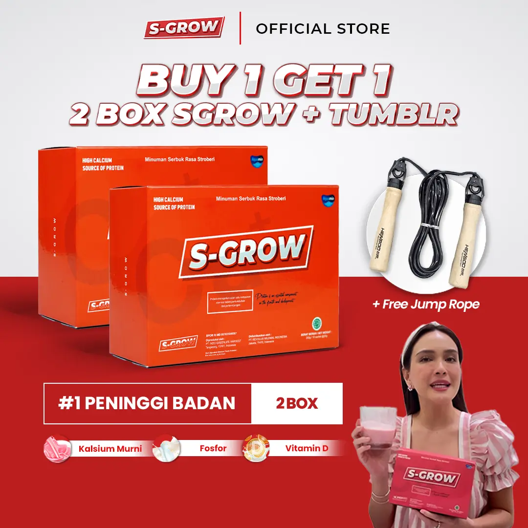 SGROW Suplemen Kesehatan - Meninggi Badan