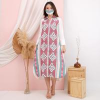 Gambar KI Kemeja Tunik Dayana Liora Pink - Hitam, 4 dari KainIndonesiaco Kota Administrasi Jakarta Timur 4 Tokopedia