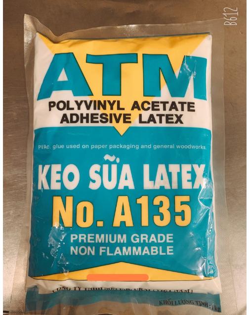  Keo sữa dán thảm simili thảm nhựa miếng dán lót sàn vân gỗ Latex No.A135 