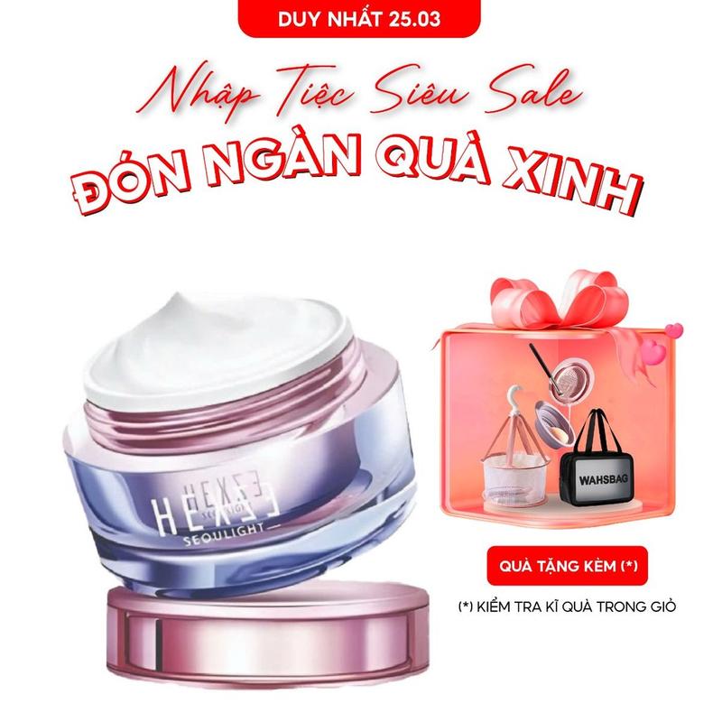 Kem dưỡng ẩm nâng tone Hexze -Bí quyết làn da căng mọng, ấp ẩm, nâng tone, bảo vệ da 0