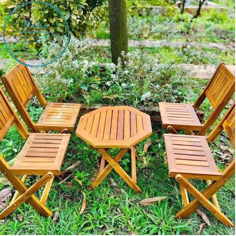 Ghế Cafe – Ghế Gỗ Tràm Gấp Gọn Mini 2