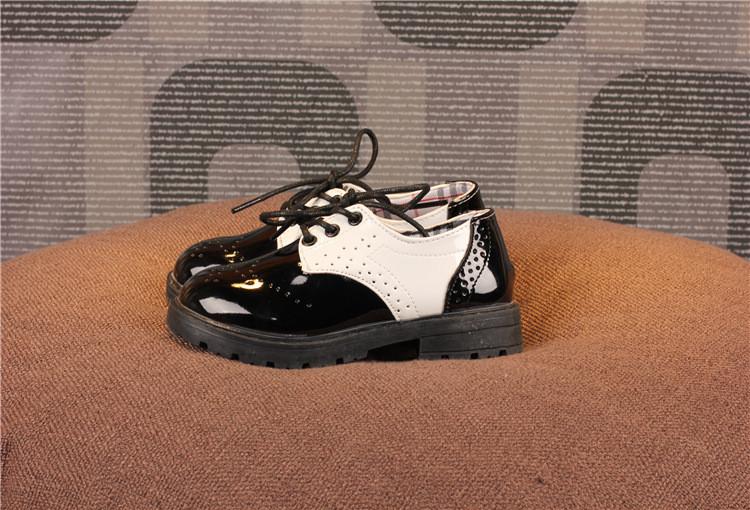Product Introduction of 2024 New Year School Season Boys&Girls Performance Shoes British Fashion Casual Chic Leather Shoes Wear-resistant Dirt-proof  Elegant Temperament 9