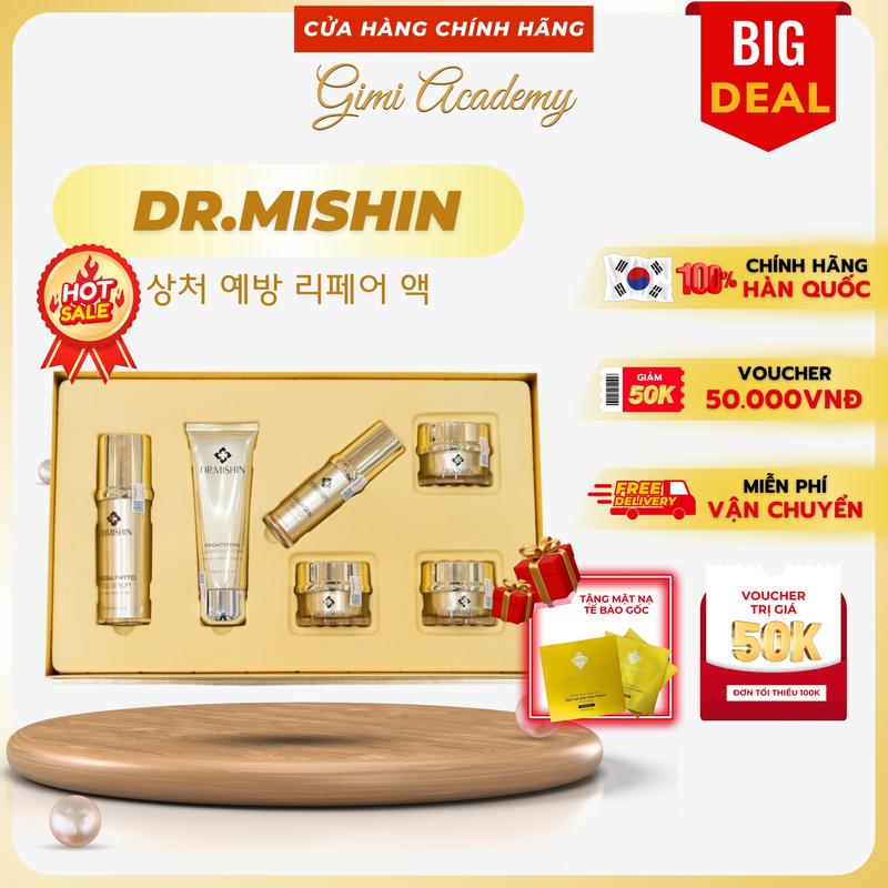 Bộ Mỹ Phẩm Cao Cấp Dr Mishin Hàn Quốc 6 Sản Phẩm Ức Chế Nám, Tàn Nhang, Trắng Sáng