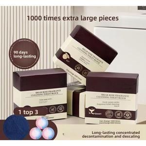 Aromatherapy toilet cleaning block, no more awkwardness when guests come to your home to use the toilet! The toilet has a light fragrance after flushing, which is more effective than spraying air freshener