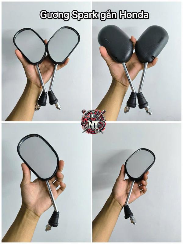 Gương chiếu hậu Spark chân 10li cho xe Honda