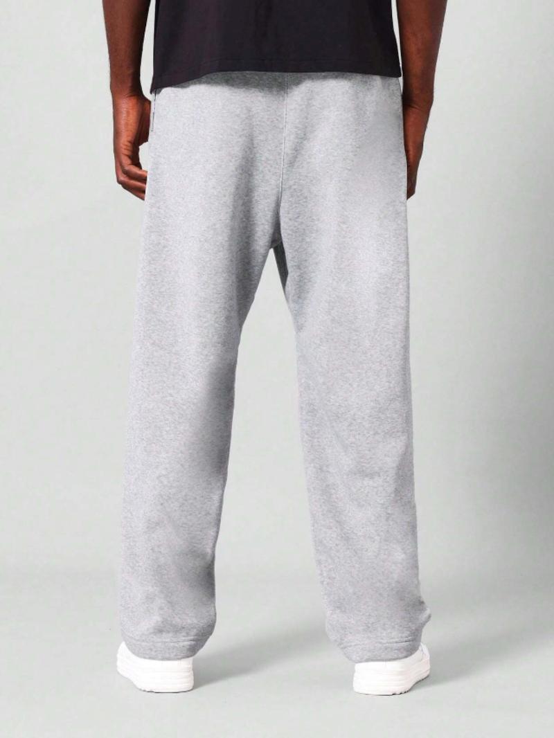 Product Introduction of Two-Piece Set Men's Solid Drop Shoulder Zip Up Hoodie & Drawstring Waist Pocket Sweatpants, Casual Fashion Cozy Breathable Outfits for Daily Outdoor Wear, Men Clothes for All Seasons 8
