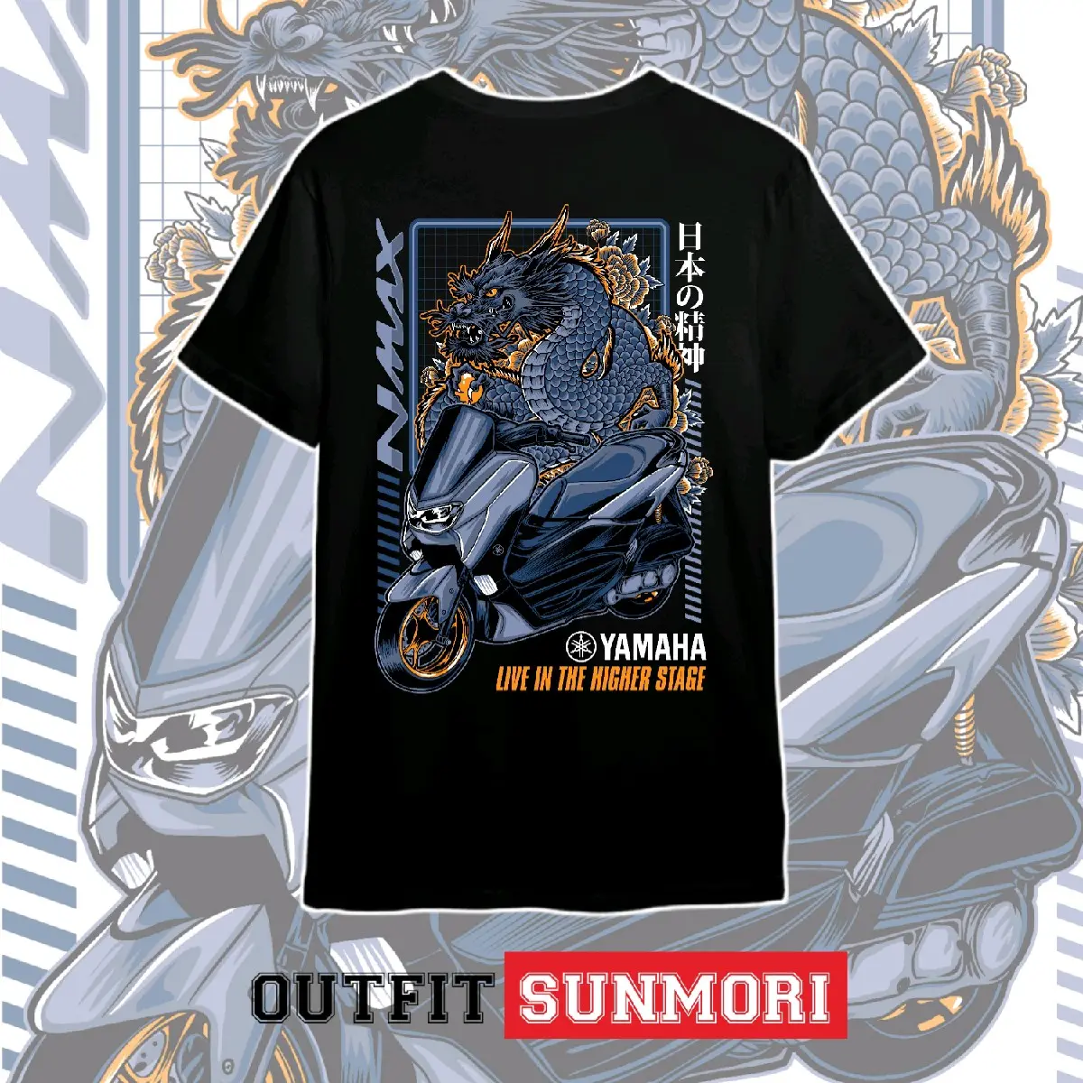 KAOS NMAX SUNMORI DRAGON