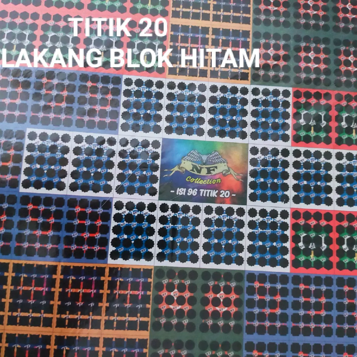 MAINAN GOSOK GOSOK BOM TENGKORAK TERMURAH TITIK 20 BELAKANG BLOK ISI 20LEMBAR
