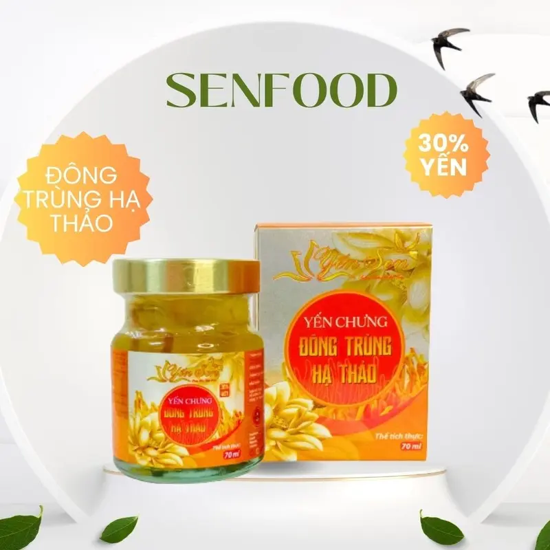 Yến Sen nhiều vị bổ dưỡng cho sức khỏe 30% yến hộp đơn 70ml yến tươi không gluten 4