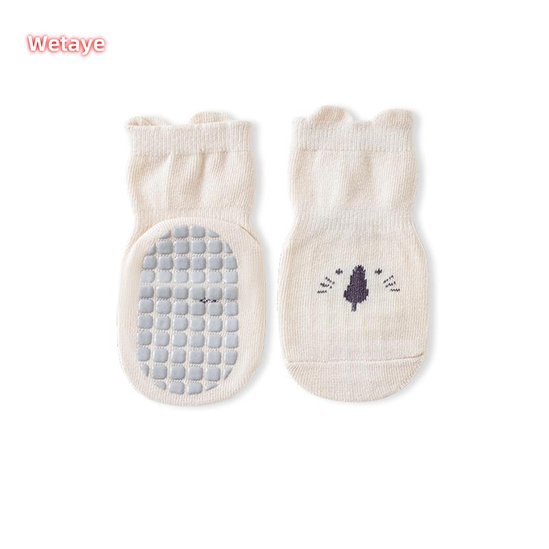 Product Introduction of Boys and girls mid-tube socks Cute cartoon printed cotton socks with gripper Suitable for infants and young children Soft fabric 27