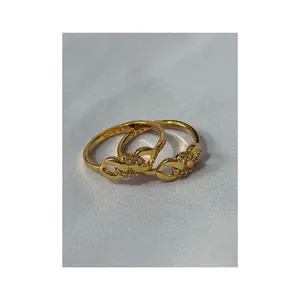 CINCIN WANITA PERMATA LAPIS EMAS 412