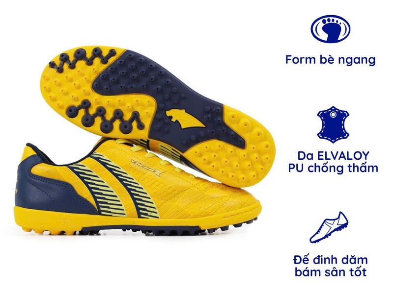 Giày bóng đá Pan Vigor X Thunder TF (tặng kèm tất thể thao) sân cỏ nhân tạo