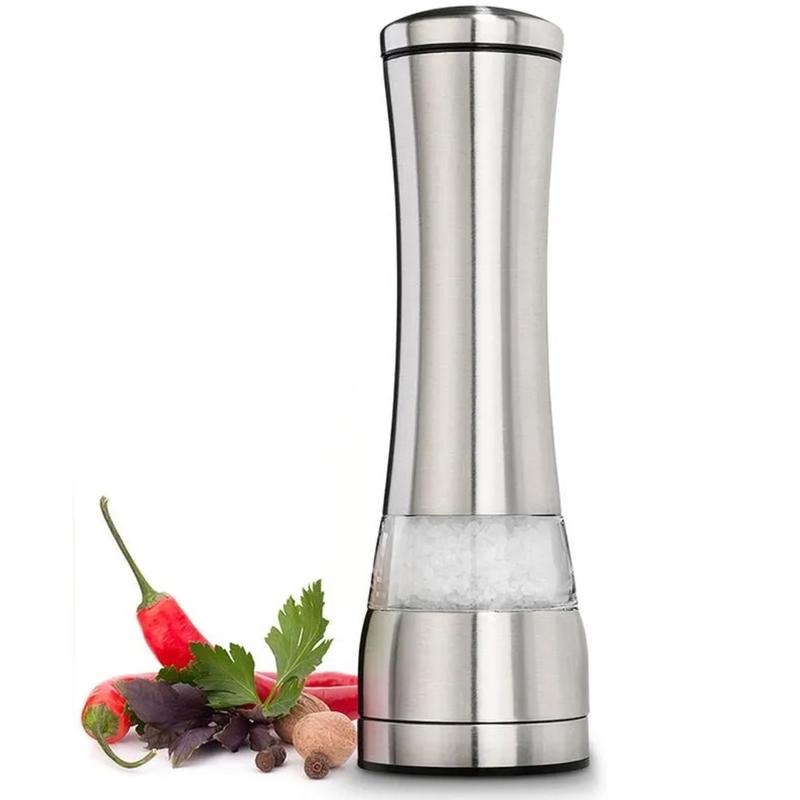 Dụng Cụ Xay Tiêu Gia Vị Inox Cao Cấp Xoay 360 Độ - Lọ Xay Tiêu Cơ Cầm Tay Cối Xay Hạt Tiêu Lọ Đựng Gia Vị Trang Trí Nhà Bếp hop  dung
