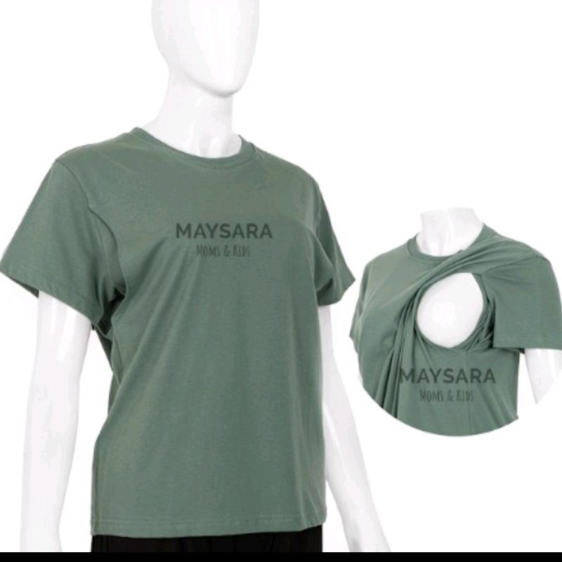 Baju Menyusui Buka Samping Kiri Kanan - Kaos Bahan Adem Nursing Wear Nyaman untuk Busui 3