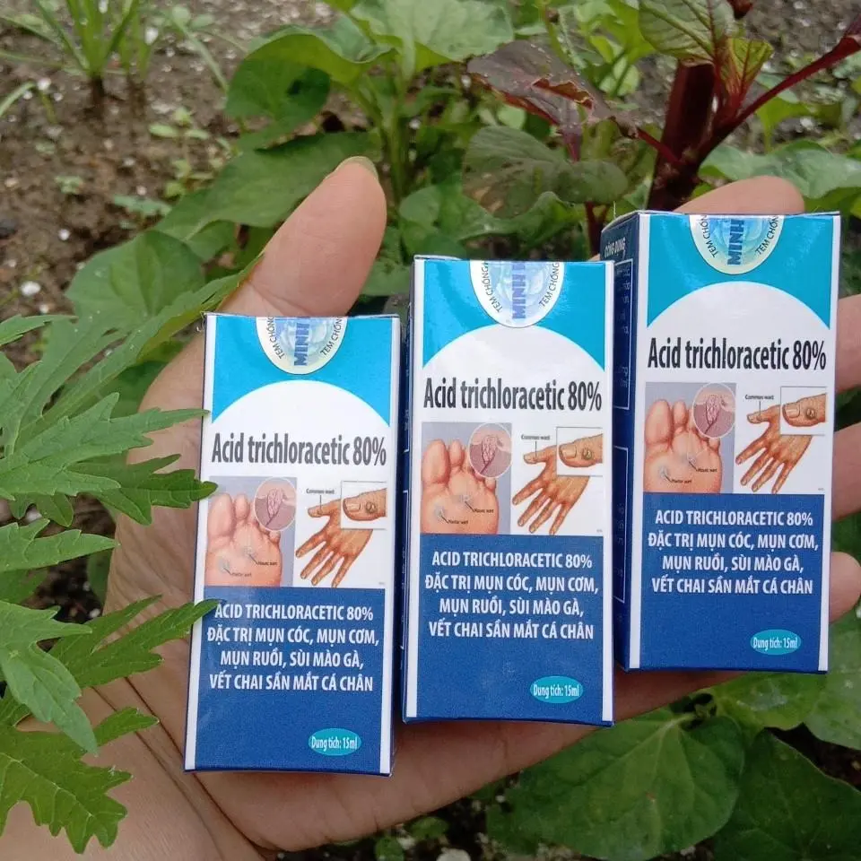 Dung dịch chấm mụn cơm, mụn cóc, mắt cá chân Acid 80% 15ml Đường Làm Đẹp Da
