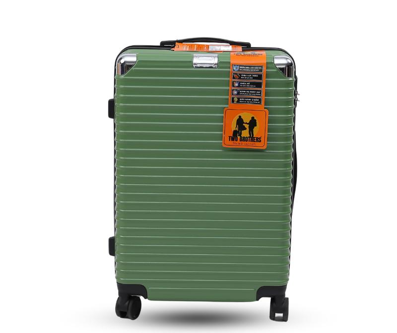 {LINK Size 20/24/28} A112 Vali Du Lịch Two Brothers - Cao Cấp hợp kim PC/ABS bền đẹp chắc chắn giá hợp lý - Tặng bọc vali + tag vali + miếng dán sticke - nhiều ngăn hành lý vali hộp đựng cứng nhẹ Nhung Đồng Nam vali
