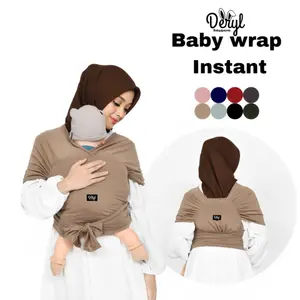 Deryl Gendonganan Bayi Depan 3in1 Baby Wrap Instan M shape Sudah Termasuk Sabuk