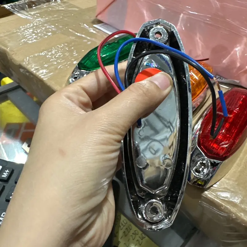 Đèn chớp xi dài 12cm trang trí 2